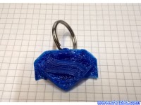 thumb image of ﻿Batman vs Superman logo - keychain
